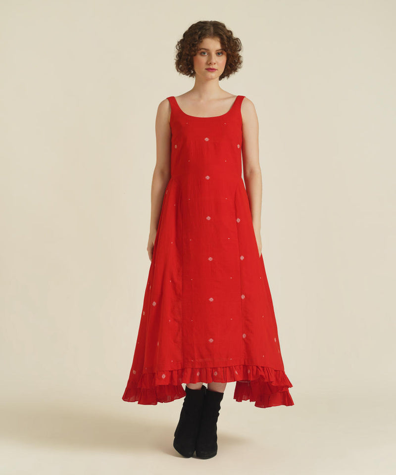 ROYALE IX cotton Buy ROYALE IX from C&W | for Women by Indigo Dreams in red color for women in Singapore