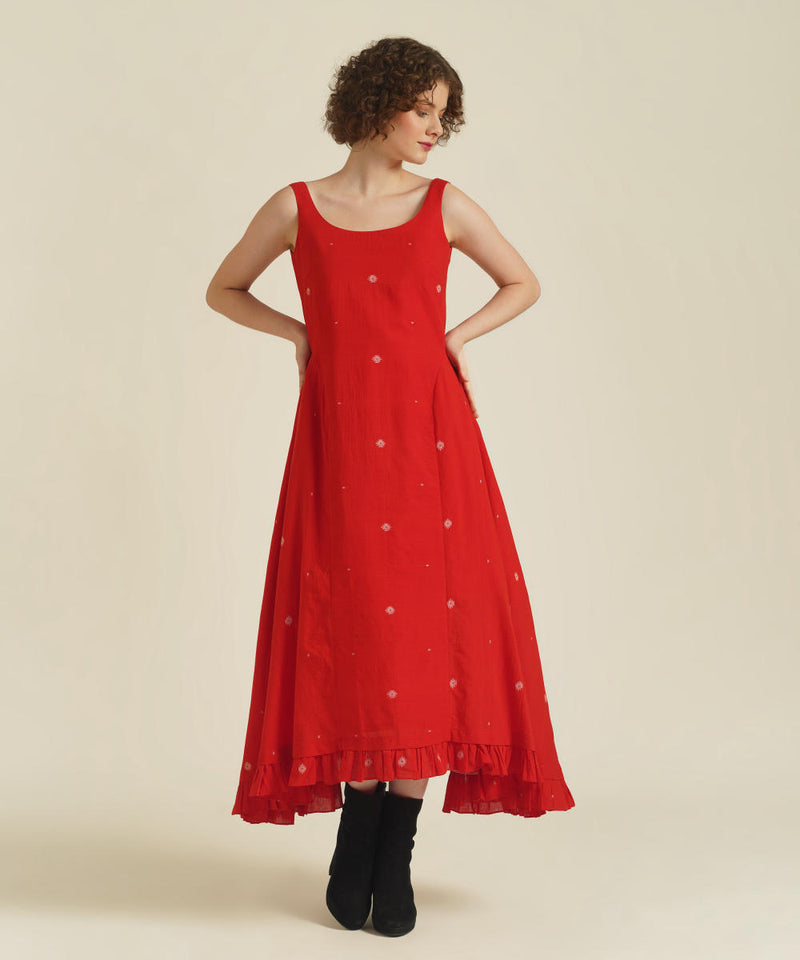 ROYALE IX cotton Buy ROYALE IX from C&W | for Women by Indigo Dreams in red color for women in Singapore