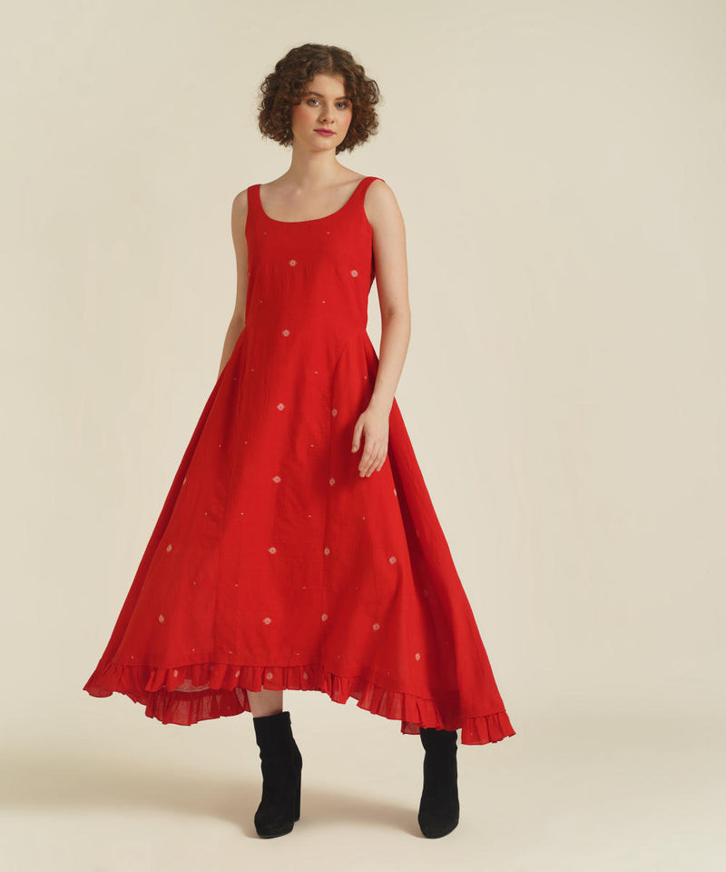 ROYALE IX cotton Buy ROYALE IX from C&W | for Women by Indigo Dreams in red color for women in Singapore