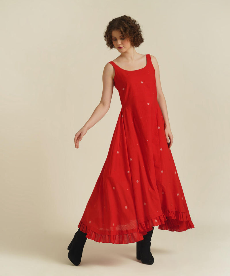 ROYALE IX cotton Buy ROYALE IX from C&W | for Women by Indigo Dreams in red color for women in Singapore