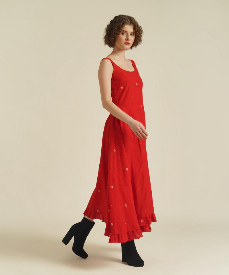 ROYALE IX cotton Buy ROYALE IX from C&W | for Women by Indigo Dreams in red color for women in Singapore
