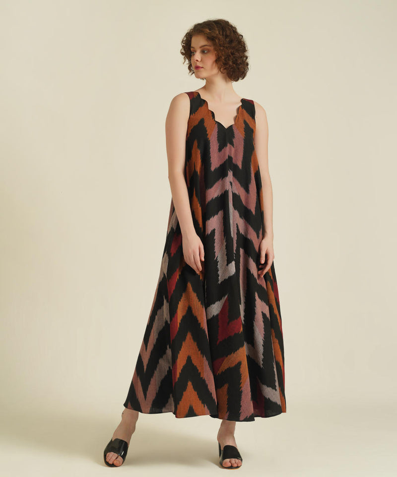 ROYALE XVII cotton Buy ROYALE XVII from C&W | for Women by Indigo Dreams in black color for women in Singapore