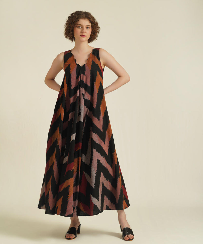 ROYALE XVII cotton Buy ROYALE XVII from C&W | for Women by Indigo Dreams in black color for women in Singapore