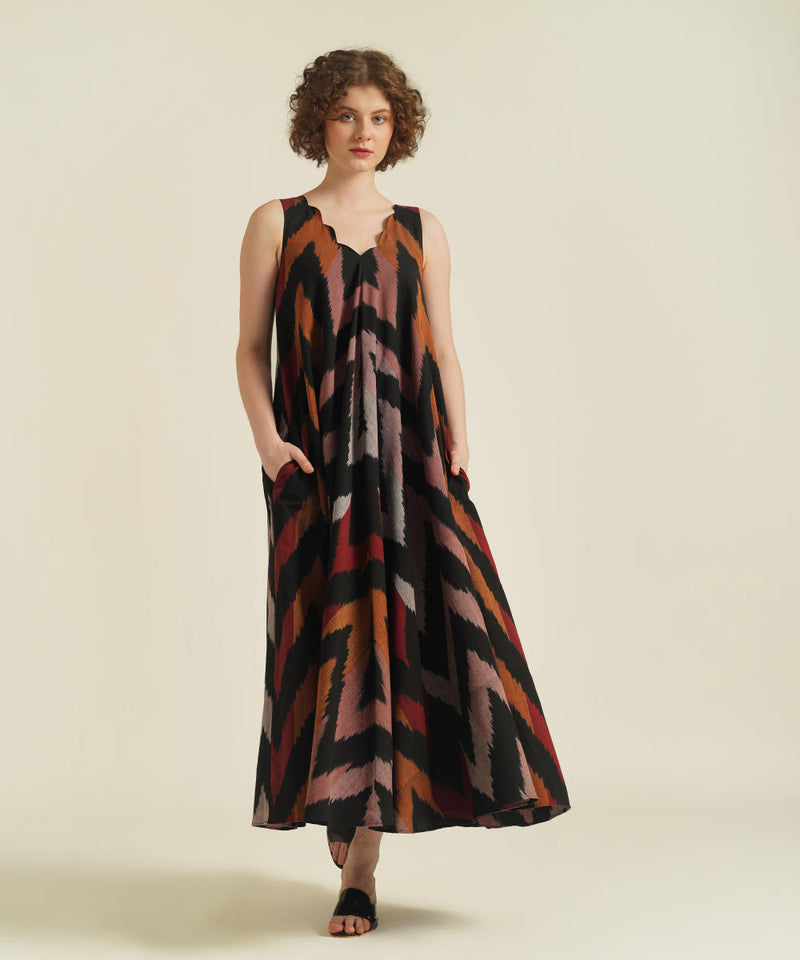 ROYALE XVII cotton Buy ROYALE XVII from C&W | for Women by Indigo Dreams in black color for women in Singapore