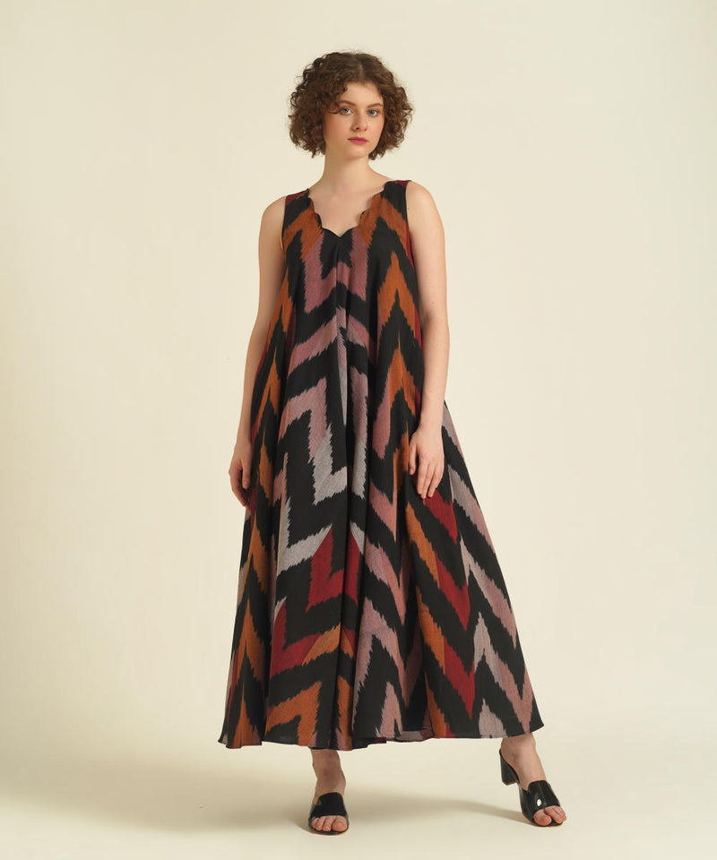 ROYALE XVII cotton Buy ROYALE XVII from C&W | for Women by Indigo Dreams in black color for women in Singapore