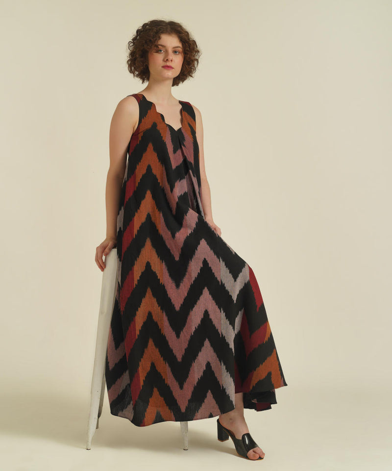 ROYALE XVII cotton Buy ROYALE XVII from C&W | for Women by Indigo Dreams in black color for women in Singapore