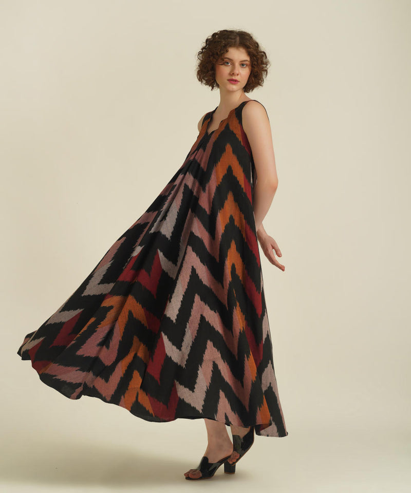 ROYALE XVII cotton Buy ROYALE XVII from C&W | for Women by Indigo Dreams in black color for women in Singapore