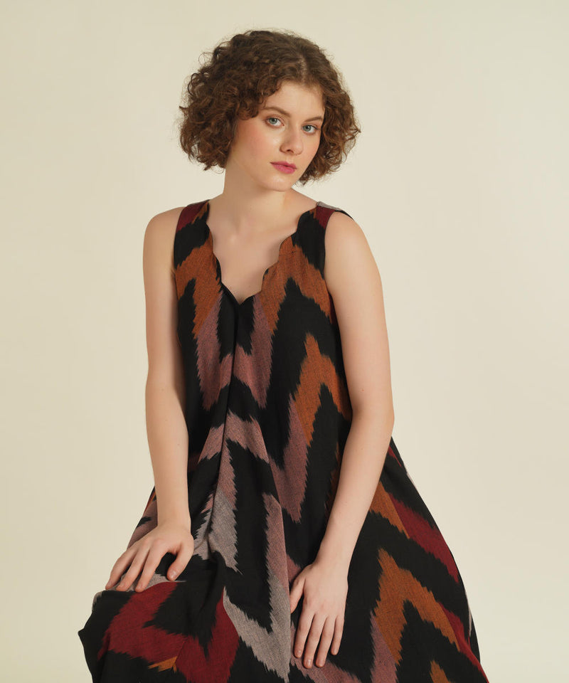 ROYALE XVII cotton Buy ROYALE XVII from C&W | for Women by Indigo Dreams in black color for women in Singapore