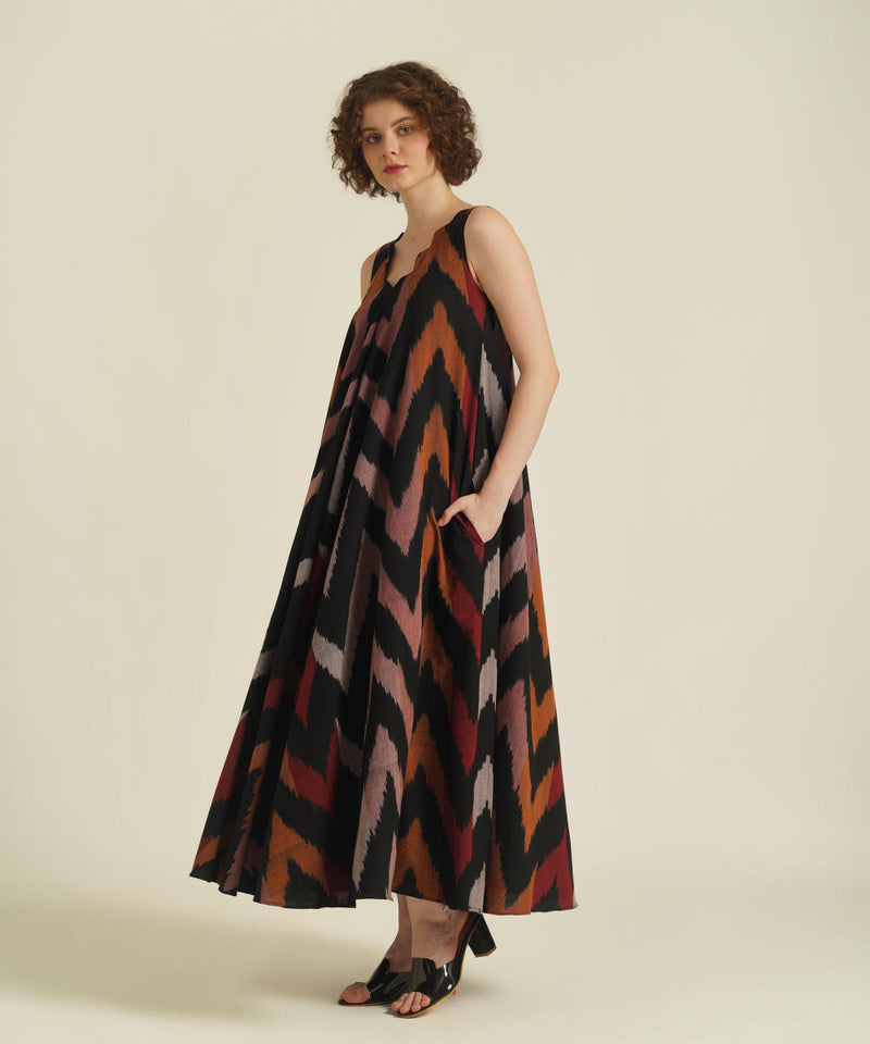 ROYALE XVII cotton Buy ROYALE XVII from C&W | for Women by Indigo Dreams in black color for women in Singapore