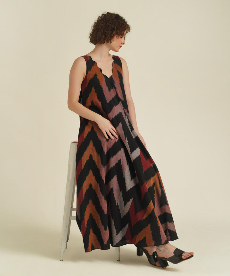 ROYALE XVII cotton Buy ROYALE XVII from C&W | for Women by Indigo Dreams in black color for women in Singapore