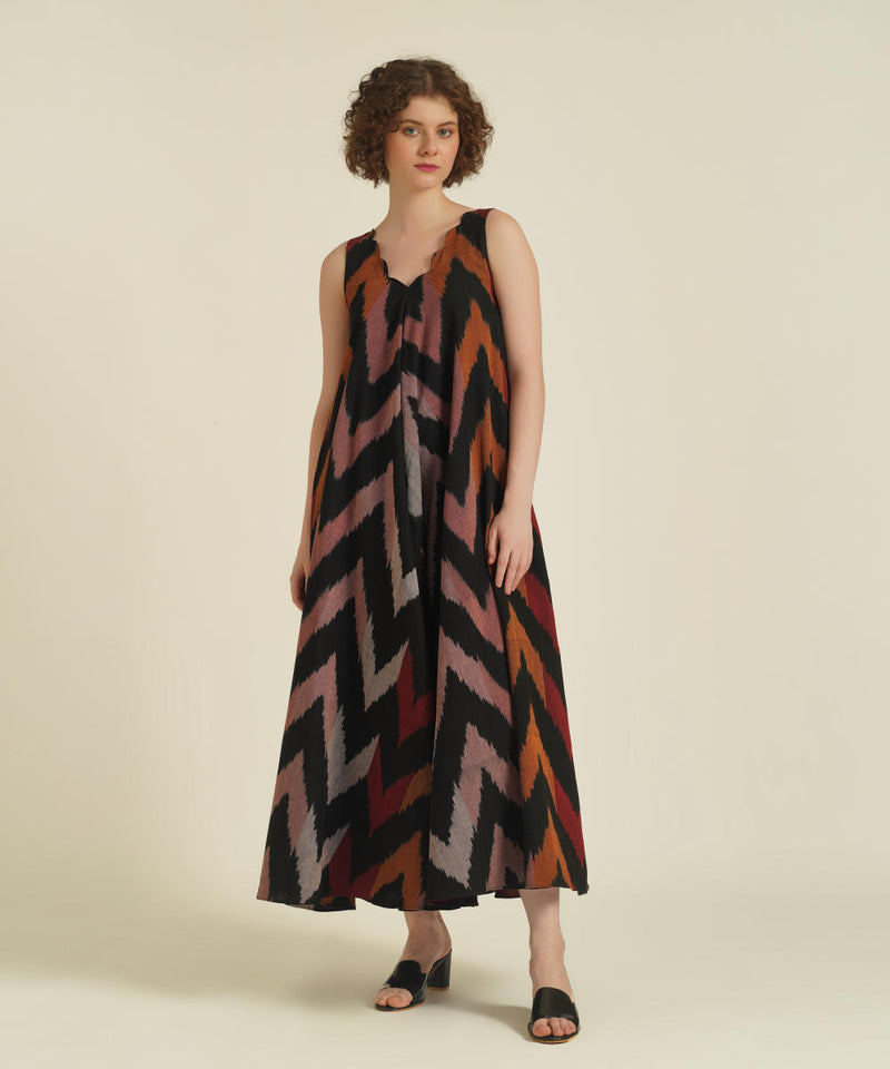 ROYALE XVII cotton Buy ROYALE XVII from C&W | for Women by Indigo Dreams in black color for women in Singapore