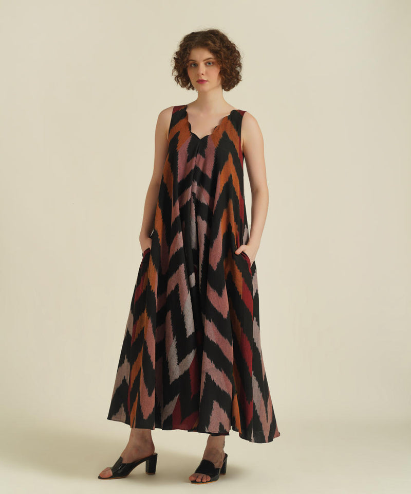 ROYALE XVII cotton Buy ROYALE XVII from C&W | for Women by Indigo Dreams in black color for women in Singapore