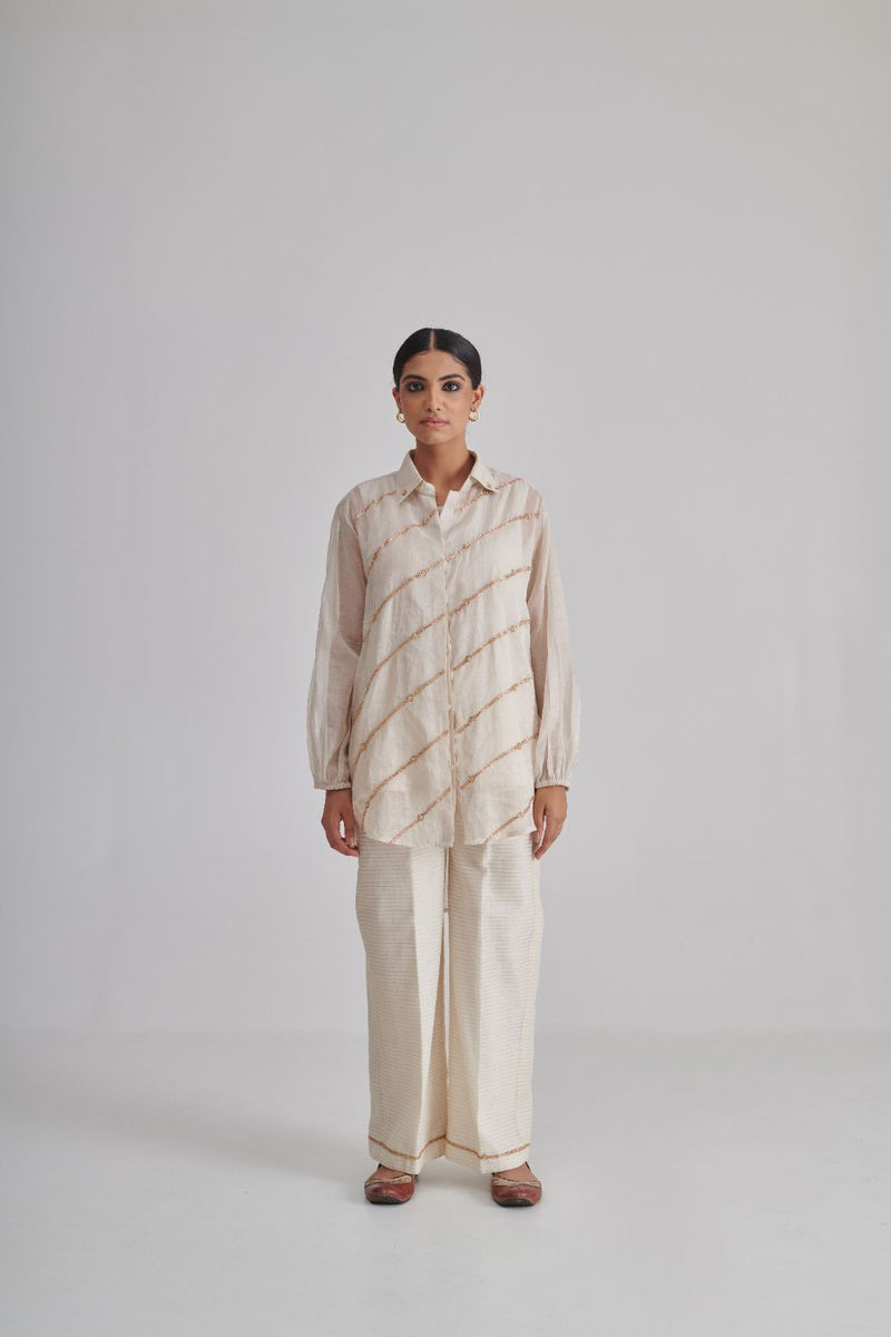 IRAADAY & RAYA SHIRT, SLIP & PANT