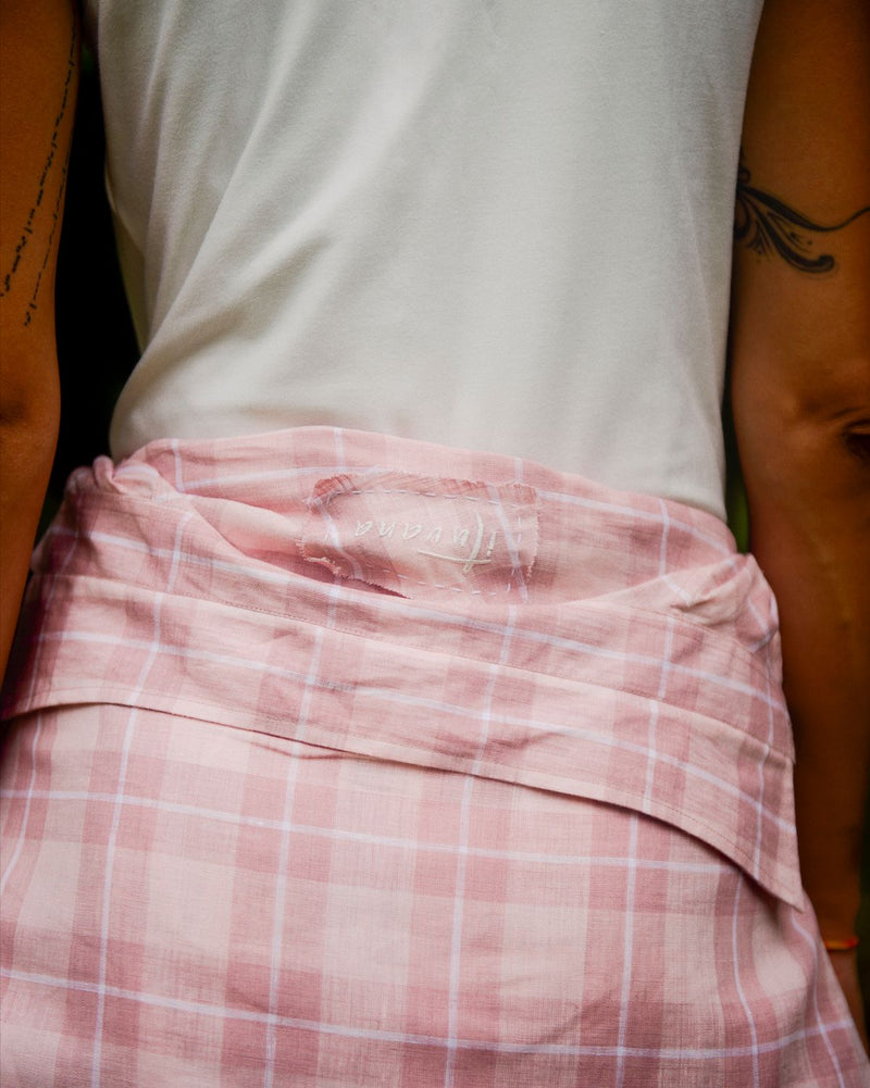 RANGA LINEN TIE UP SHORTS linen Buy RANGA LINEN TIE UP SHORTS from C&W | Shorts for Women by Ituvana in pink color for women in Singapore