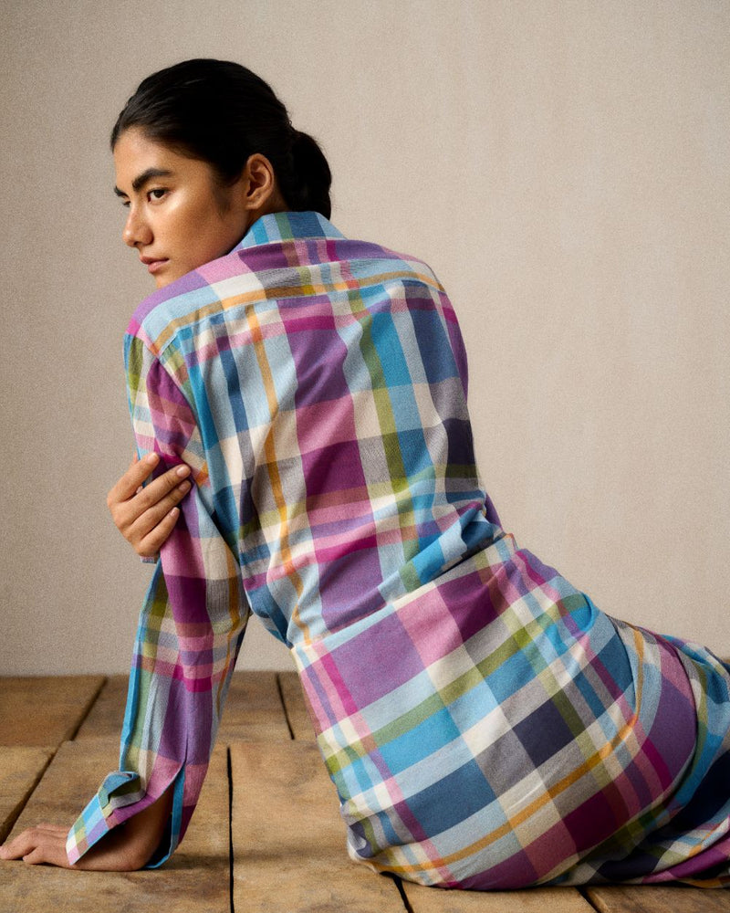 VANI MADRAS CHECK SARONG DRESS 100% cotton Buy VANI MADRAS CHECK SARONG DRESS from C&W | Dresses for Women by Ituvana in multi color for women in Singapore