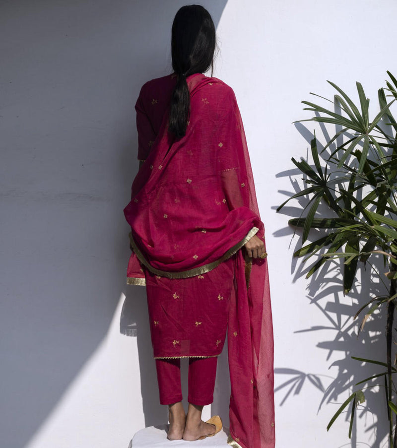Inayat kurta-set cotton Kurta/Kurta Sets by Khara Kapas for women in Singapore