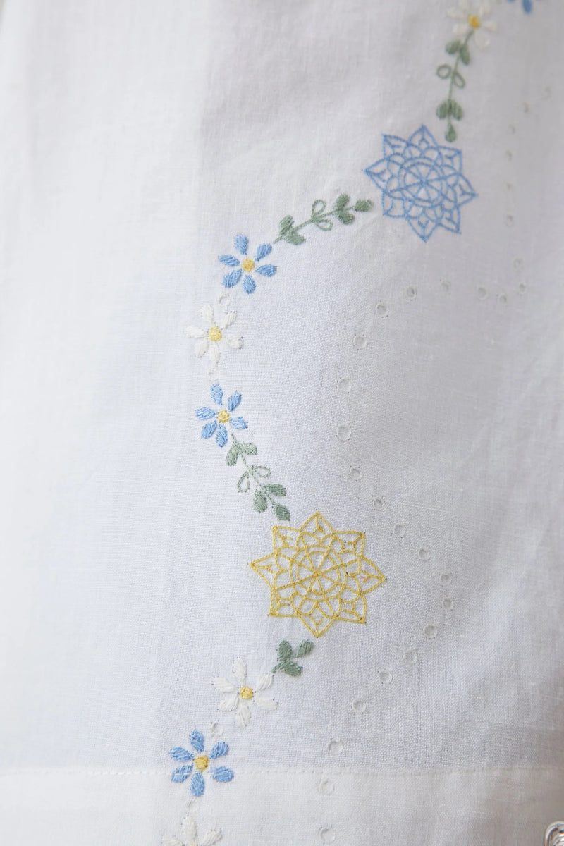 Issi Shirt handwoven khadi cotton top/shirt by The Summer House in white for women in Singapore