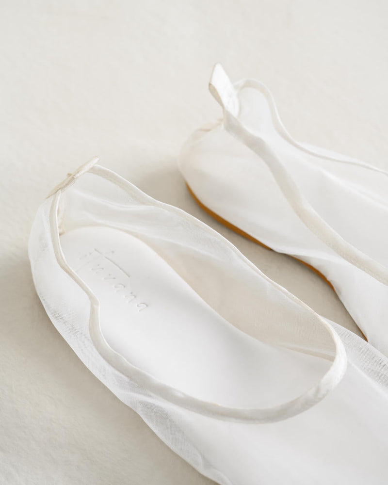 TULLE BALLET FLATS silk Buy TULLE BALLET FLATS from C&W | Footwear for Women by Ituvana in black color for women in Singapore