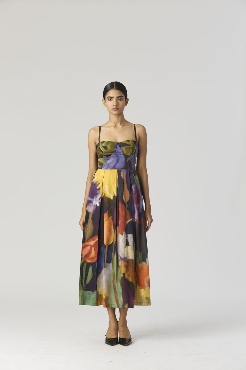 IVY BRALETTE DRESS satin by Yam for women in Singapore