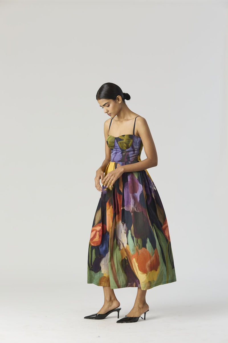 IVY BRALETTE DRESS satin by Yam for women in Singapore
