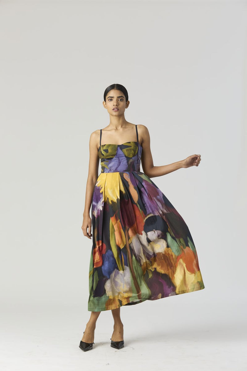 IVY BRALETTE DRESS satin by Yam for women in Singapore