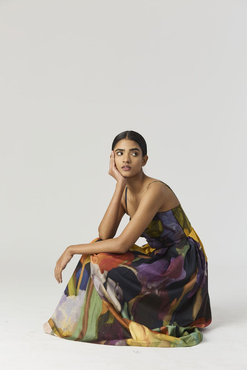 IVY BRALETTE DRESS satin by Yam for women in Singapore