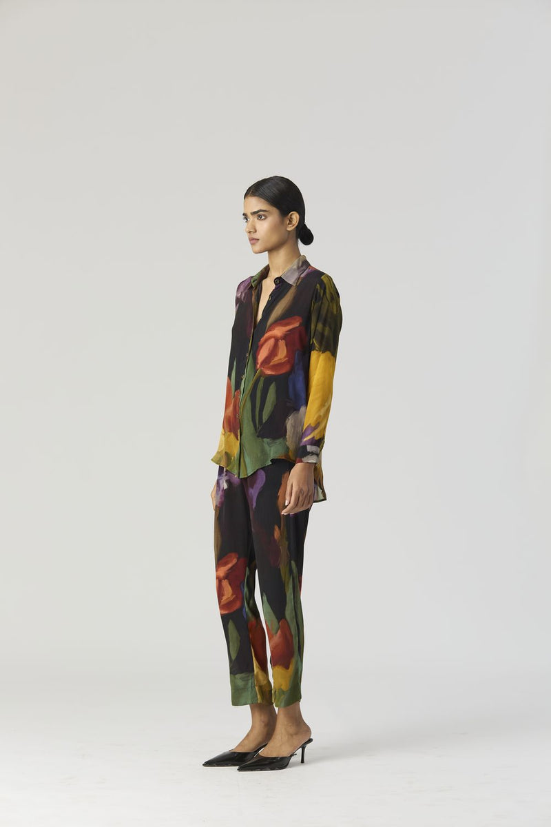IVY CO-ORD SET by Yam in black color for women in Singapore