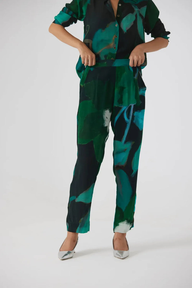 Jade Crepe Co-ord Set