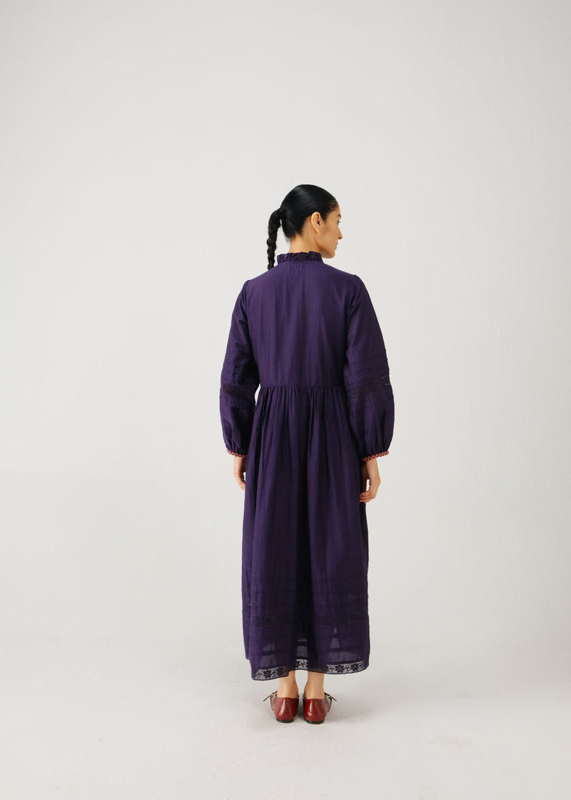 Jade dress-Ink pixel emb. silk by CORD for women in Singapore