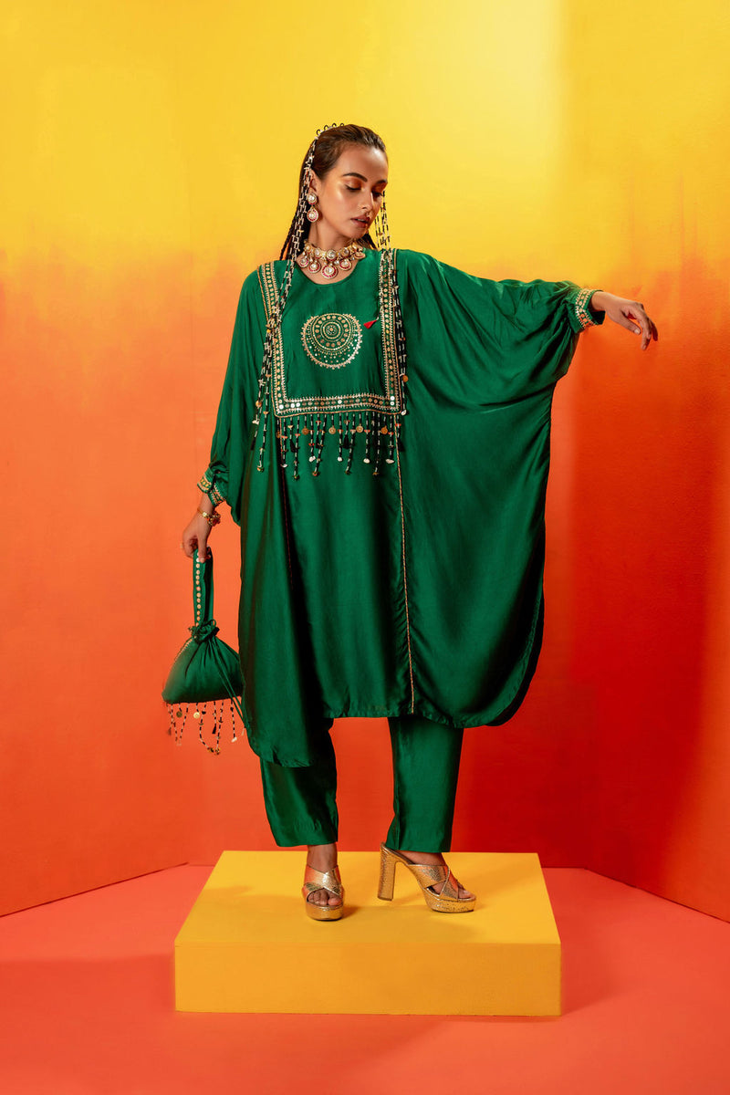 Vani Green AntiFit Kurta with Pant