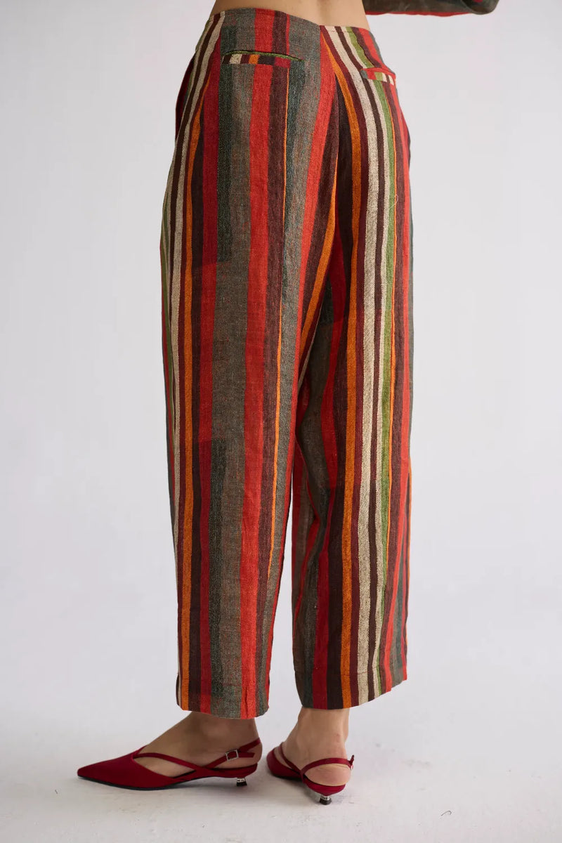 JILIAN BLAZER & PANTS SET linen co-ord set by YAM in multicolor for women in Singapore