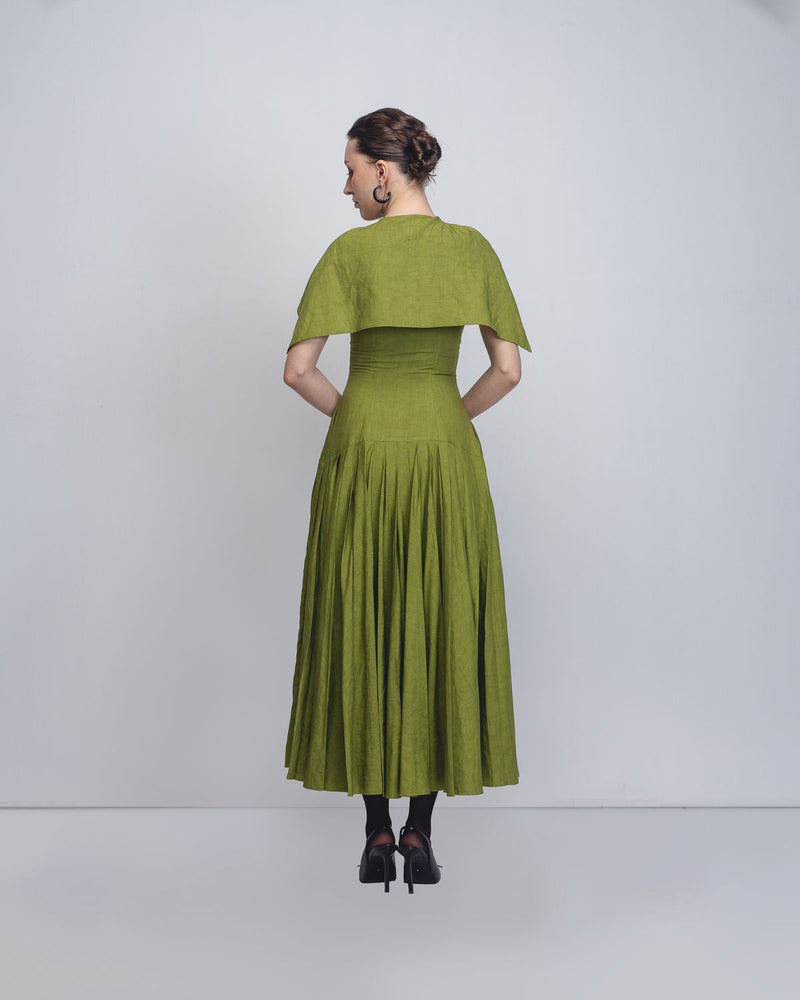 Jill Dress - Parrot Green Buy Jill Dress - Parrot Green from C&W | Dresses for Women by Leh Studios in green color for women in Singapore