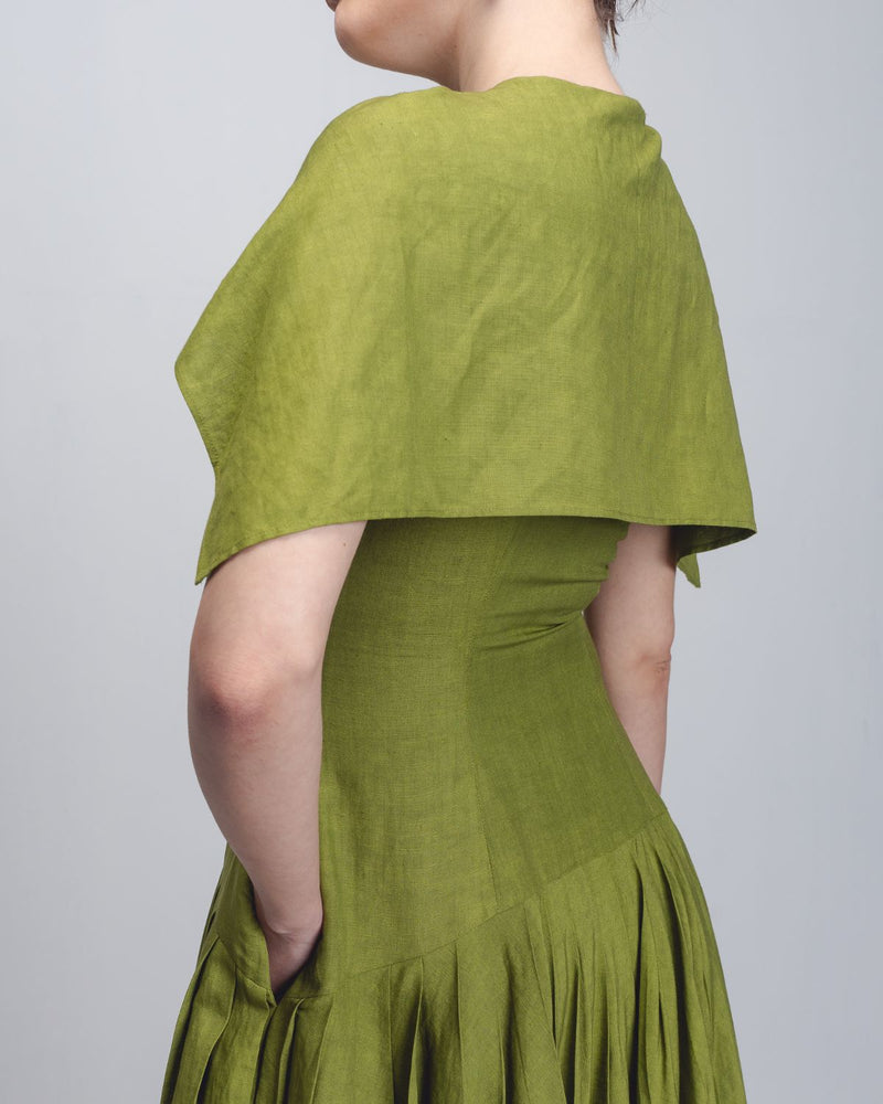 Jill Dress - Parrot Green Buy Jill Dress - Parrot Green from C&W | Dresses for Women by Leh Studios in green color for women in Singapore
