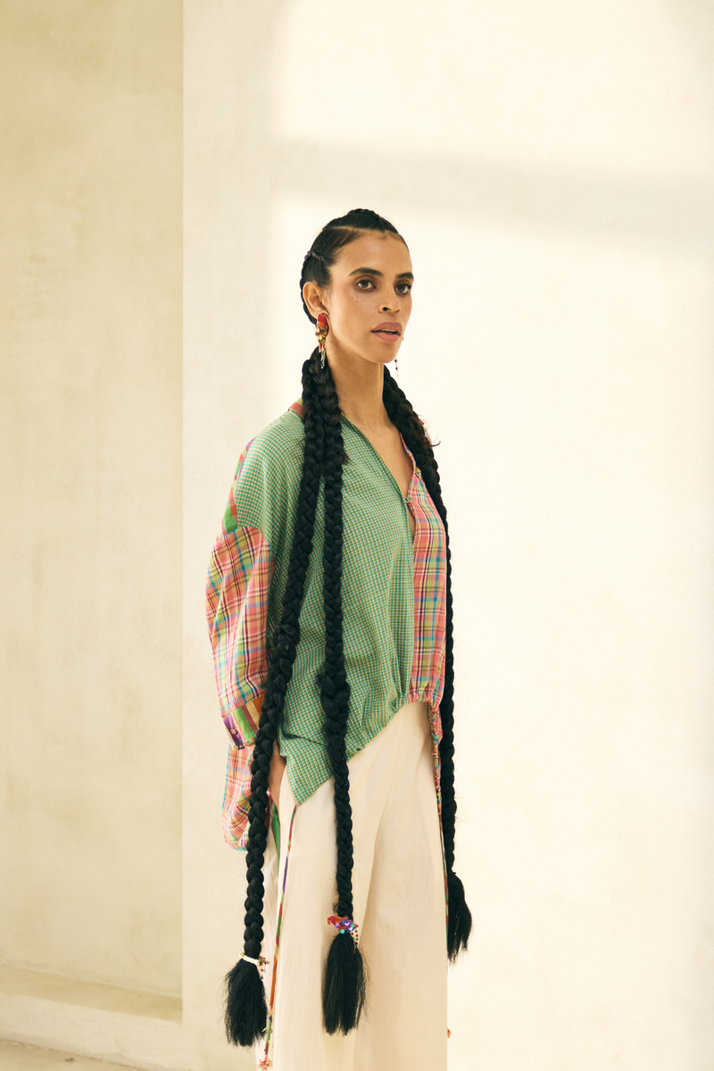 Jimmy Set cotton by SWATTI KAPOOR in multi color for women in Singapore