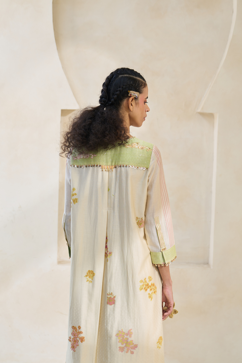 Jinger Set chanderi by SWATTI KAPOOR in multi color for women in Singapore