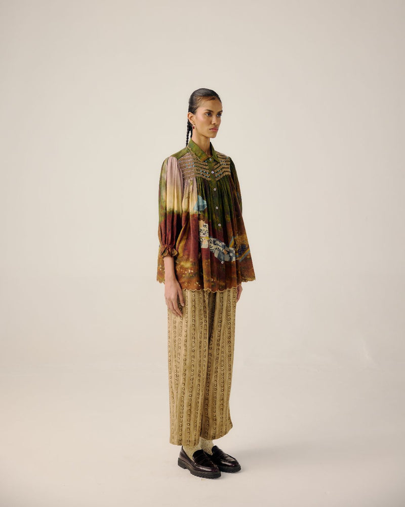 JUDY SHIRT-Lakeside cotton by CORD for women in Singapore