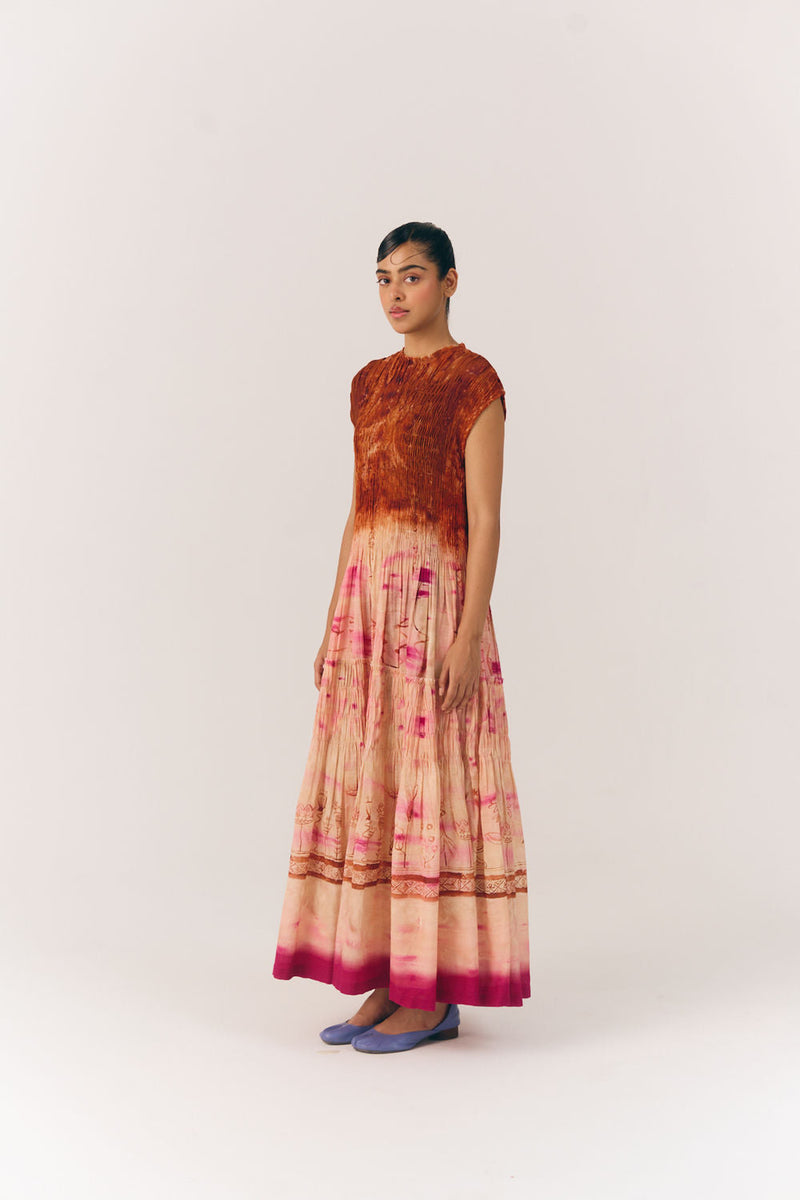 July Dress-Sai cotton dress by CORD in multi-color for women in Singapore