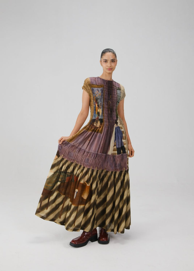 JULY DRESS-Living Room cotton by CORD for women in Singapore