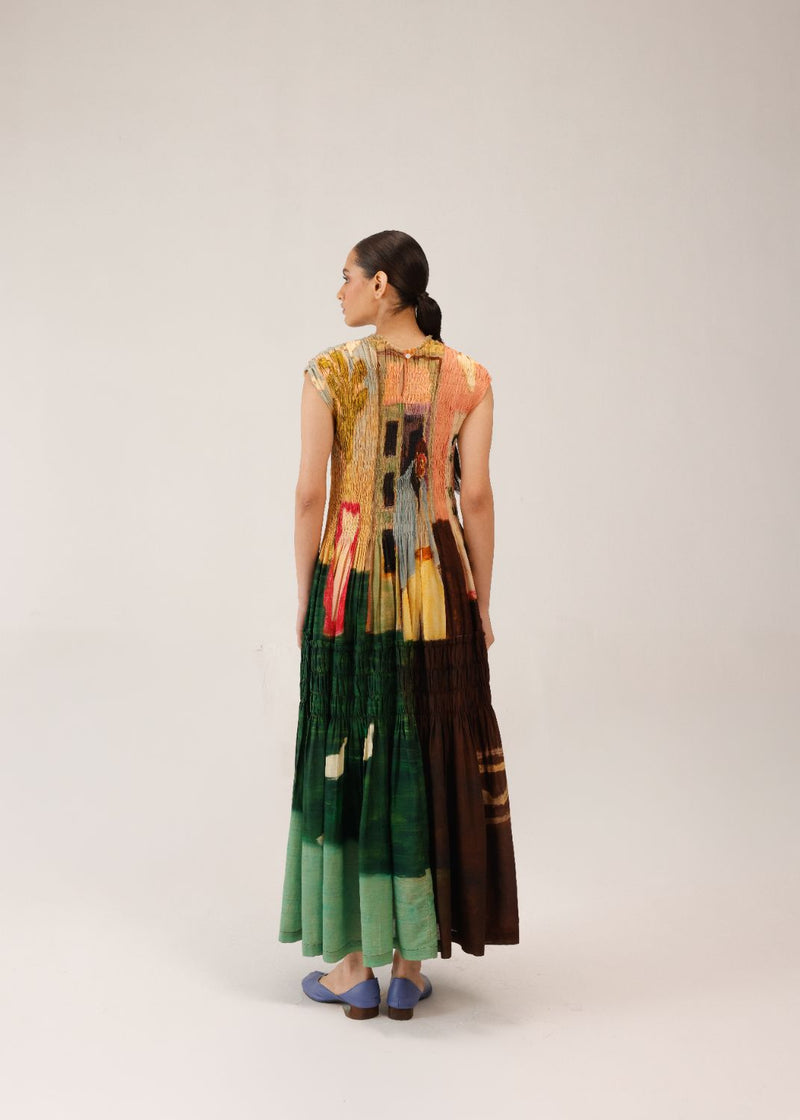 JULY DRESS - MORNING COFFEE cotton by CORD for women in Singapore
