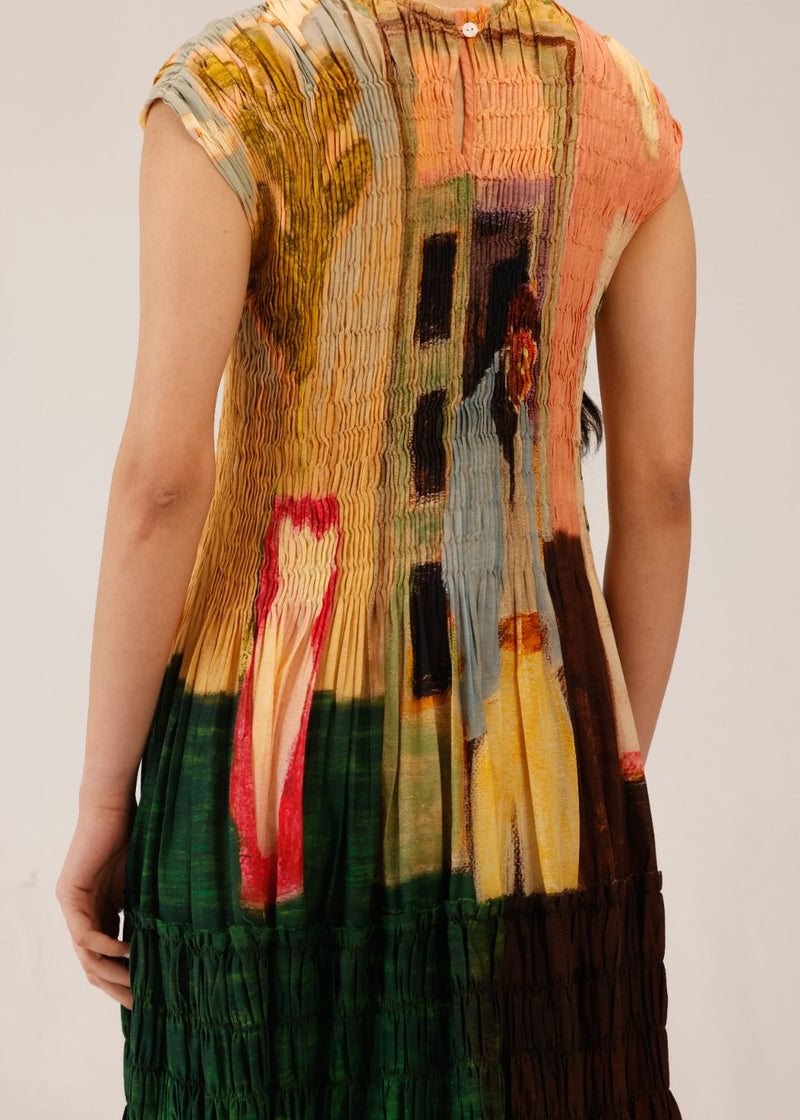 JULY DRESS - MORNING COFFEE cotton by CORD for women in Singapore