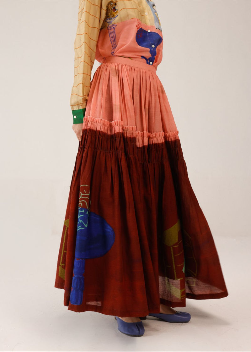 JULY SKIRT - LOFT P&R cotton by CORD for women in Singapore