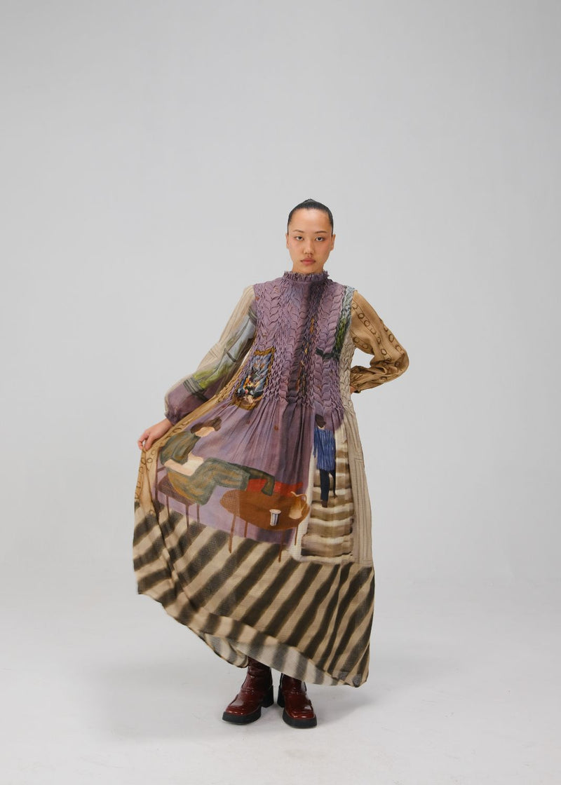 JUNE DRESS-Living Room cotton by CORD for women in Singapore