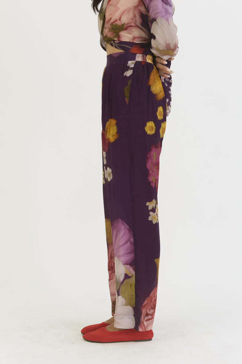 JAMUN CO-ORD by Yam in purple color for women in Singapore
