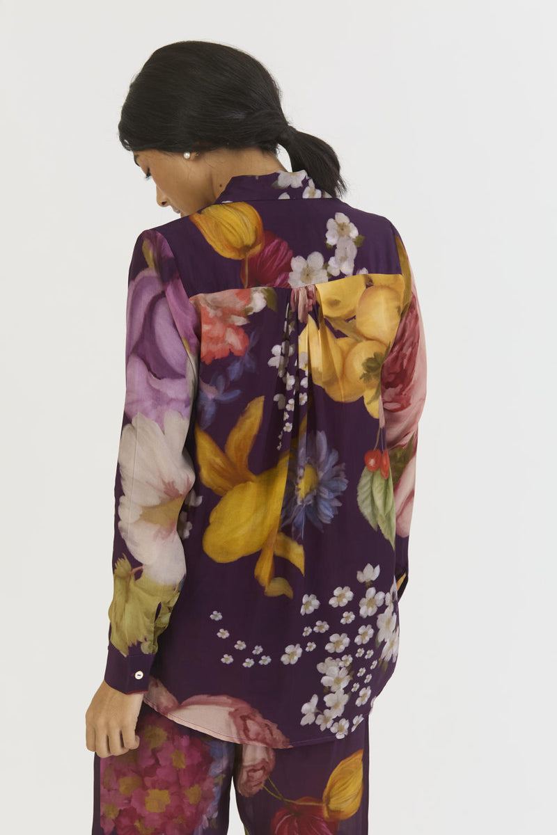 JAMUN CO-ORD by Yam in purple color for women in Singapore