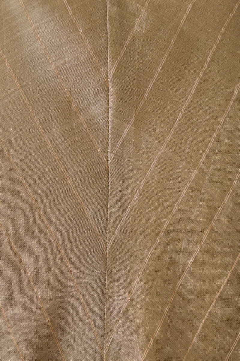 Jane Olive Handwoven Dress chanderi by The Summer House in olive color for women in Singapore