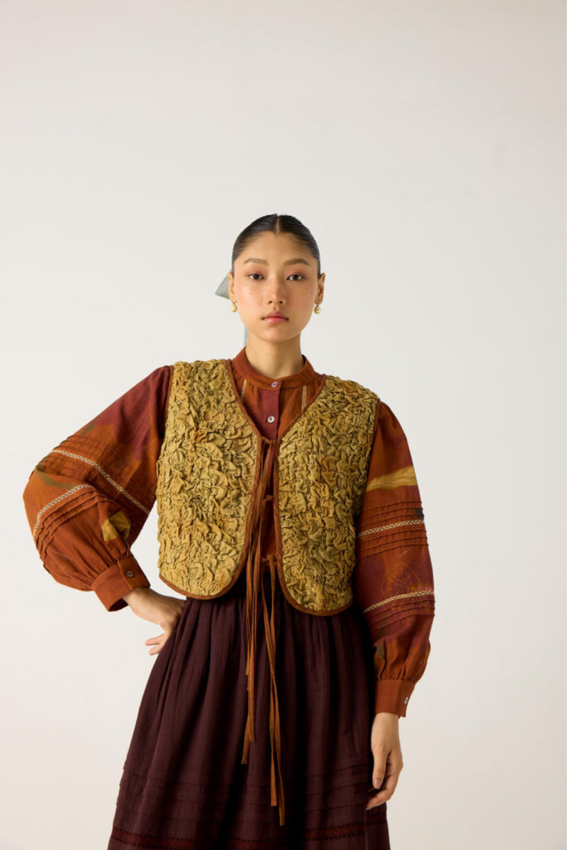 JANET GILLET-SCALE PRINT cotton by CORD in multi for women in Singapore