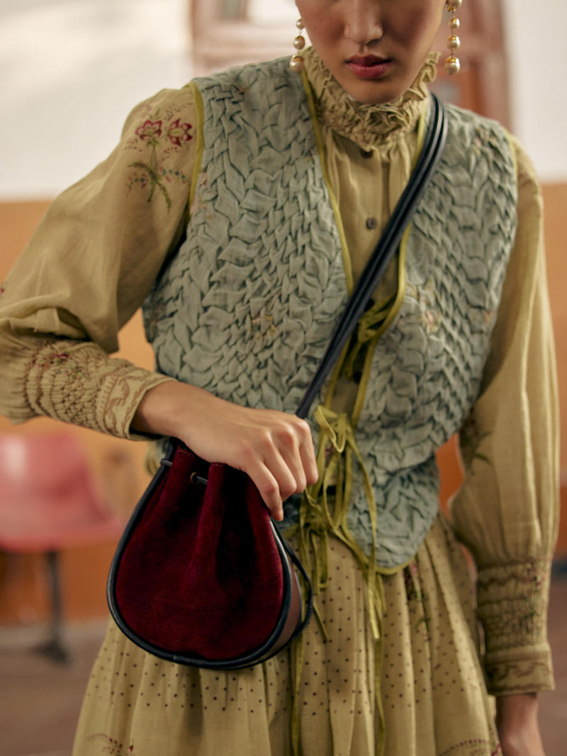 Janett Gilet - Blue Dahlia by CORD for in Singapore