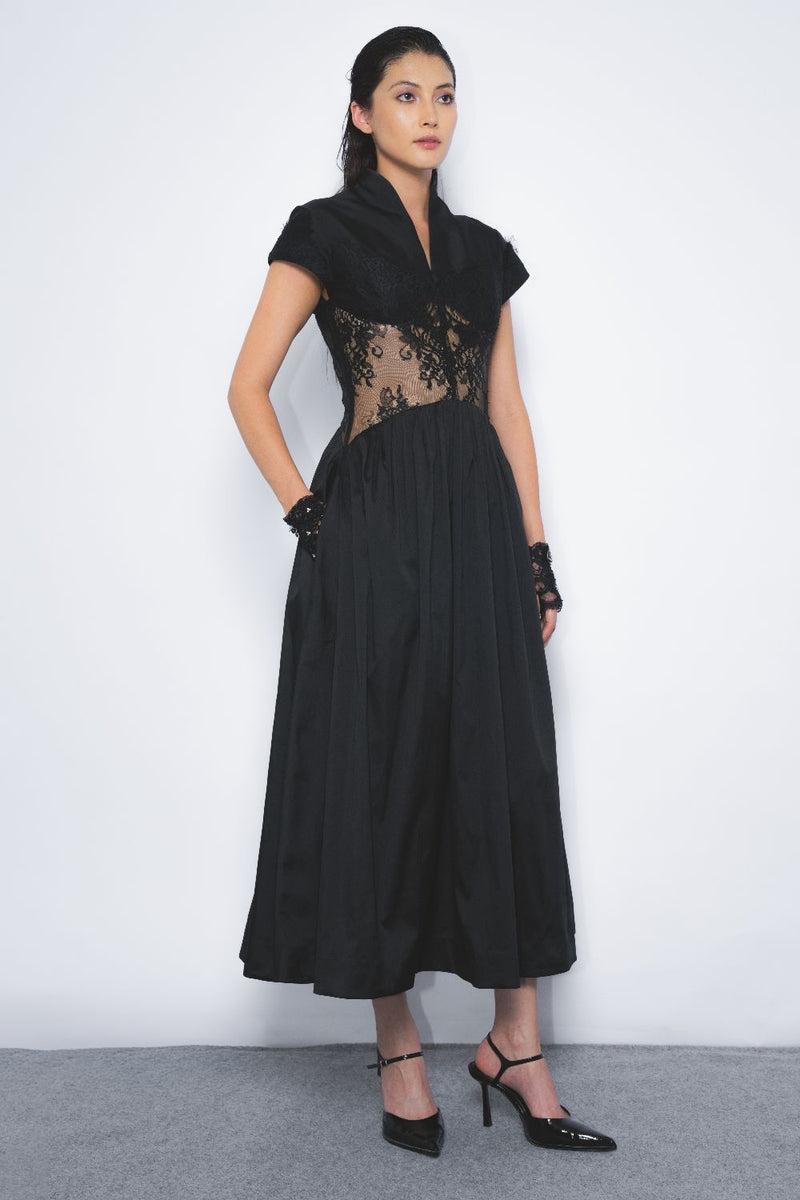 Joji Dress - Black Buy Joji Dress - Black from C&W | Dresses for Women by Leh Studios in black color for women in Singapore