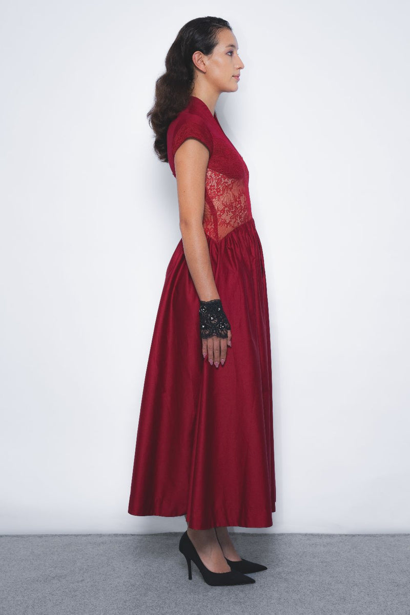 Joji Dress - Ruby cotton Buy Joji Dress - Ruby from C&W | Dresses for Women by Leh Studios for women in Singapore