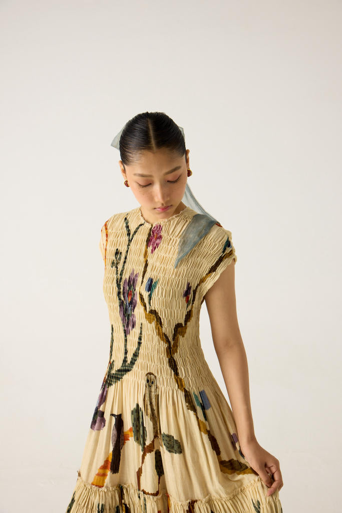 JULY DRESS-SAFARI cotton by CORD in multi for women in Singapore